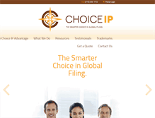 Tablet Screenshot of choiceip.com